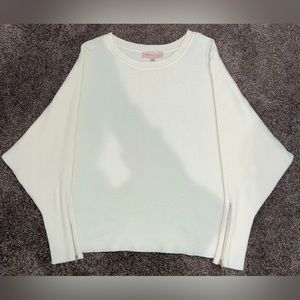 Batwing Zipper Sleeve Sweater